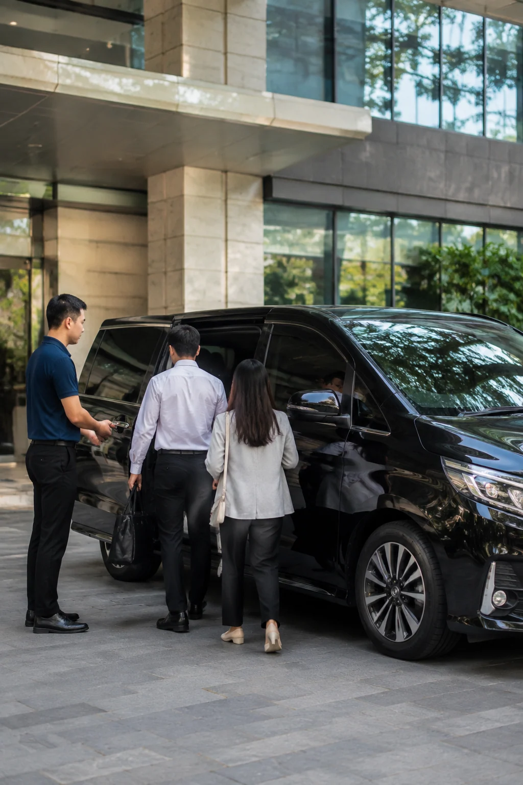 Sewa mobil perusahaan dengan driver untuk penjemputan tamu dan perjalanan bisnis di Surabaya
